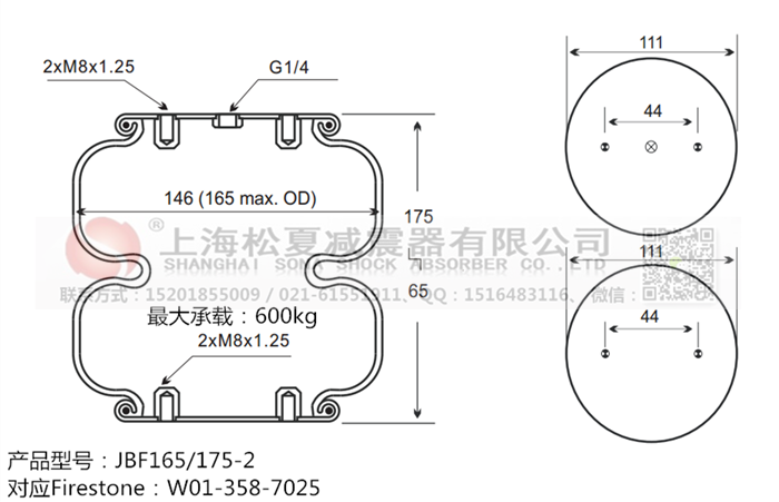 JBF165/175-2橡膠<a href='http://lovewangjing.cn/' target='_blank'><u>空氣彈簧</u></a>