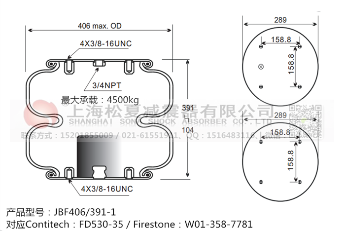 JBF406/391-2橡膠<a href='http://lovewangjing.cn/' target='_blank'><u>空氣彈簧</u></a>